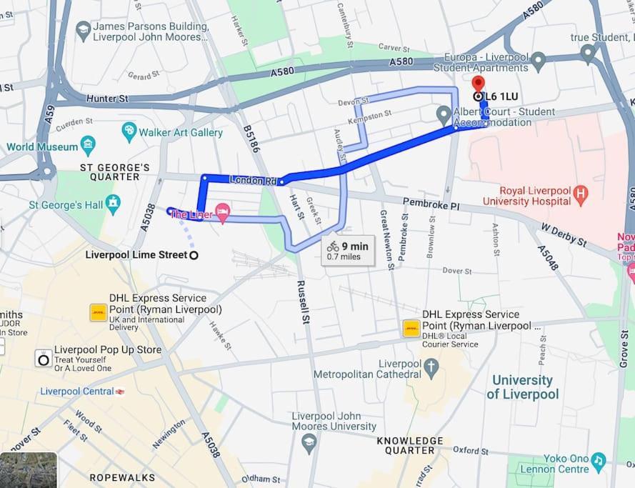 Penthouse - Liverpool City Centre - Nhs Stays - Liverpool Royal Hospital المظهر الخارجي الصورة